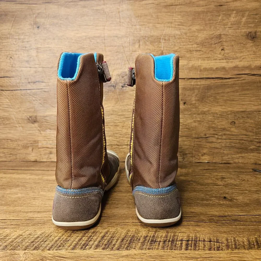 Plae Camille Brown Suede Mid Calf Boot size 1
